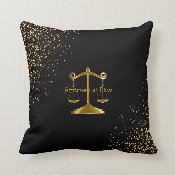 Attorney at Law Lawyer Throw Pillow