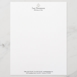Attorney at Law Letterhead