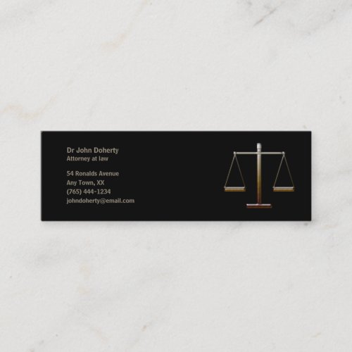 ATTORNEY AT LAW - Business Card