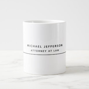 Attorney at Law Minimalist Classical Pro Giant Coffee Mug