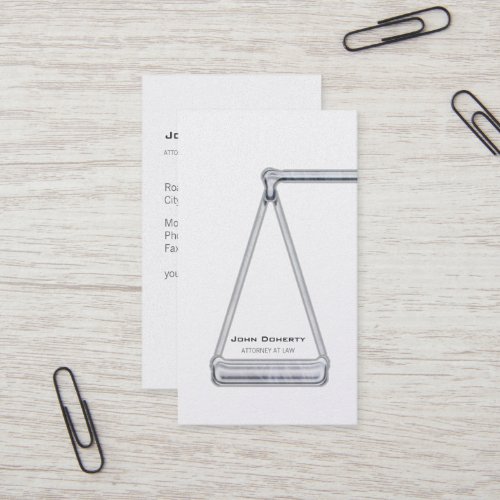 ATTORNEY AT LAW  Modern Business Card