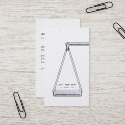 Customizable ATTORNEY AT LAW - Modern Business Card