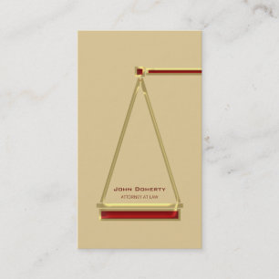 ATTORNEY AT LAW   Modern Business Card