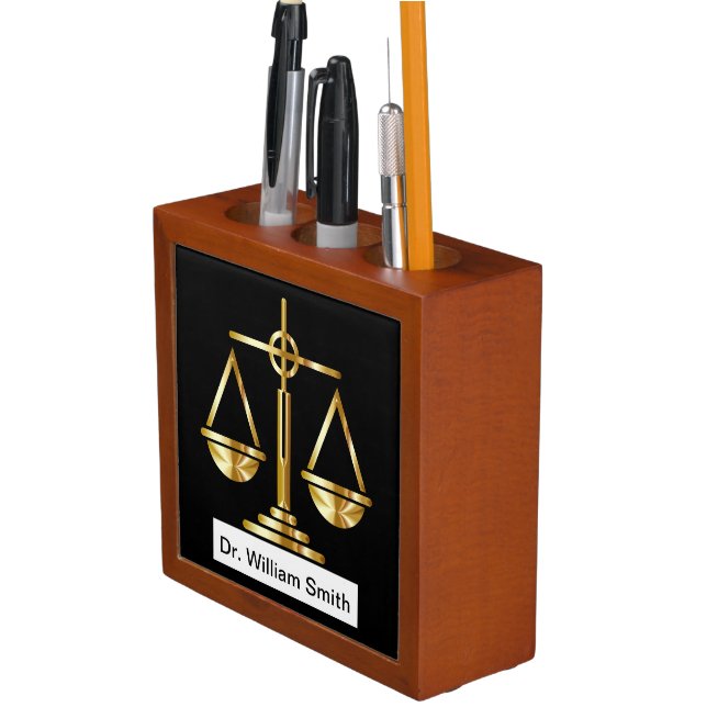 Attorney at law pencil holder (In Situ)