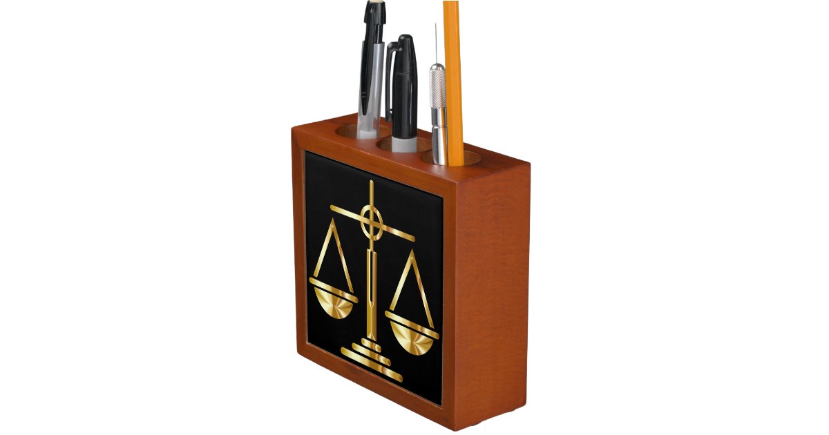 Attorney at law pencil holder Zazzle