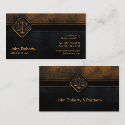 ATTORNEY AT LAW - Business Card