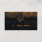 ATTORNEY AT LAW | Perfect Dark Business Card (Back)