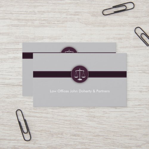 Attorney at Law  Perfect Modern Lawyer Business Card
