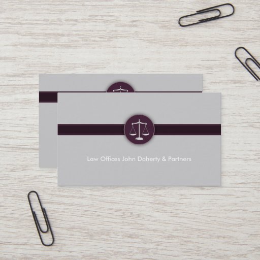 Customizable Attorney at Law - Business Card
