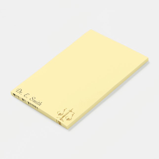 Attorney at law post-it notes (Angled)