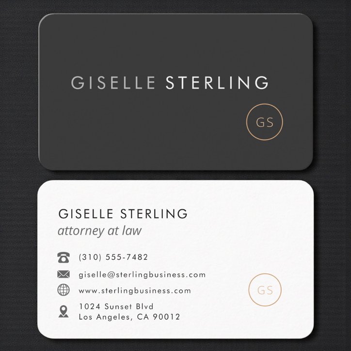 Attorney At Law Professional Business Card