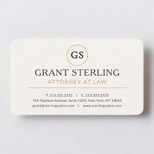 Attorney at Law Professional Business Card