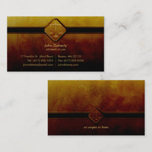 ATTORNEY AT LAW   Professional Elegant Business Card
