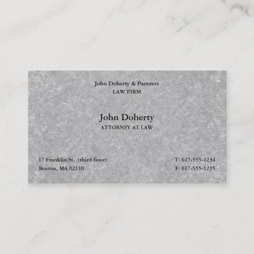 Attorney at Law | Scales of Justice Business Card