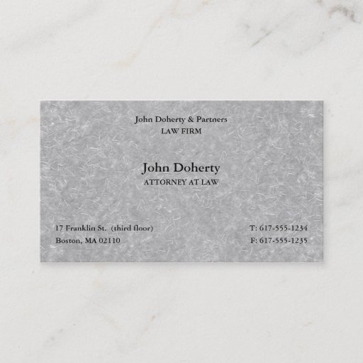 Customizable Attorney at Law | Scales of Justice Business Card