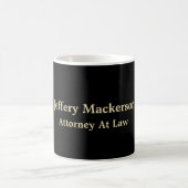 Attorney At Law Scales of Justice Lawyer Custom Coffee Mug (Center)