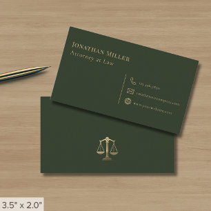 Attorney at Law Simple Modern Business Card