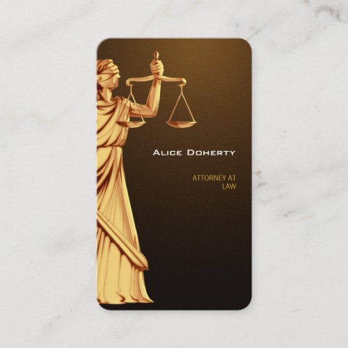 ATTORNEY AT LAW  Themis  Temida Business Card