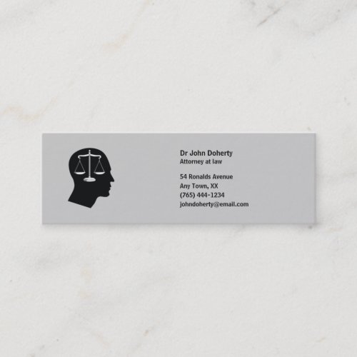 ATTORNEY AT LAW - Business Card
