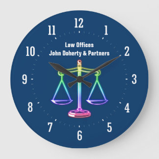 Attorney at Law | Time for Justice - Wall Clock