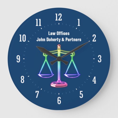 Attorney at Law  Time for Justice _ Wall Clock