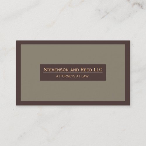Attorney at Law Traditional Business Card