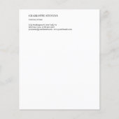 Attorney at Law Trendy Minimalist Elegant Simple (Front)