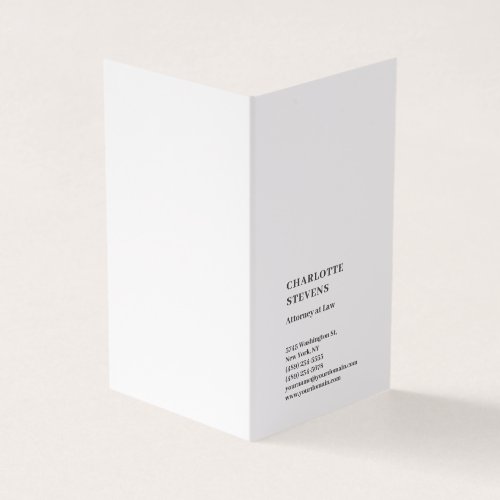 Attorney at Law Trendy Minimalist Elegant Simple Business Card