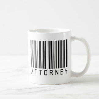 Attorney Barcode Coffee Mug