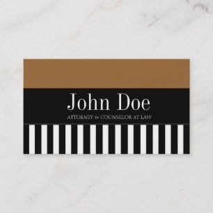 Attorney Bars Chocolate Business Card