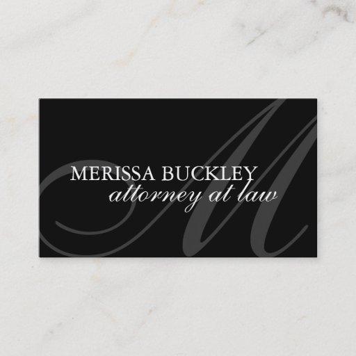 Customizable ATTORNEY  BUSINESS CARD