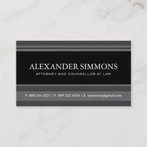 Attorney Business Card