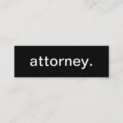 Attorney Business Card
