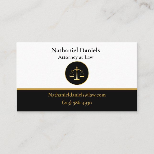 Attorney Business Card (Front)