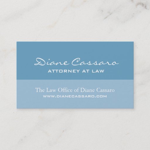Customizable Attorney Business Card