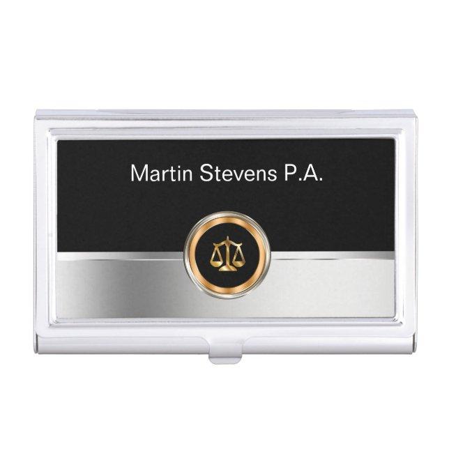 Attorney Business Card Case (Front)