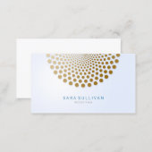 Attorney Business Card Circle Dots Motif (Front/Back)