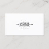 Attorney Business Card Circle Dots Motif (Back)