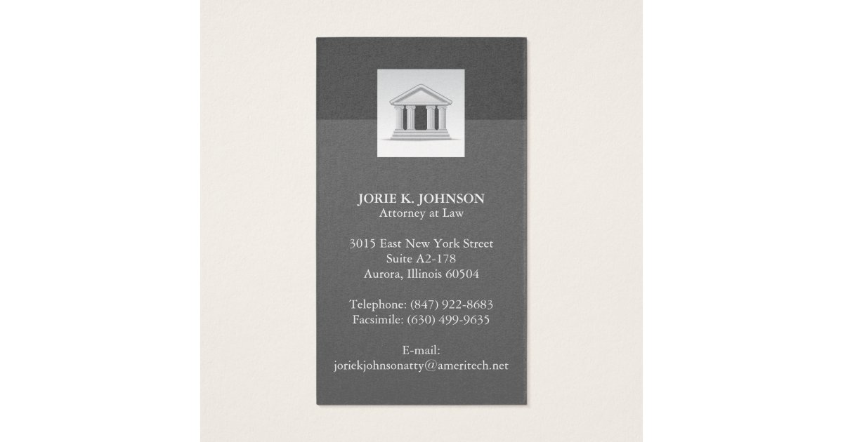 Attorney Business Card - Custom | Zazzle