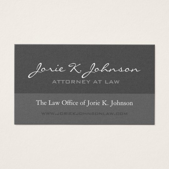 Attorney Business Card - Custom | Zazzle.com