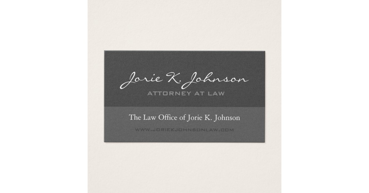 Attorney Business Card - Custom | Zazzle.com