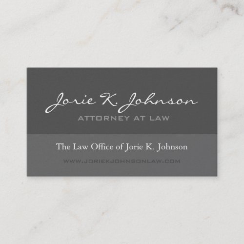 Attorney Business Card - Custom