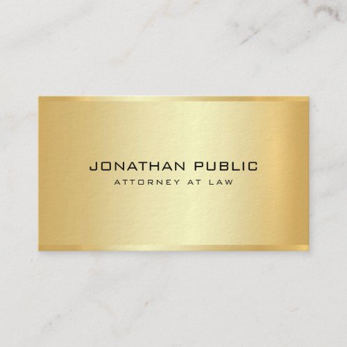 Attorney Business Card Gold Template Law Office