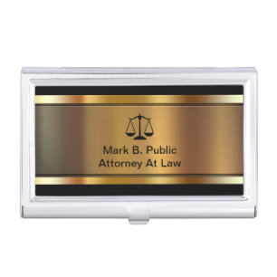 Attorney Business Card Holder