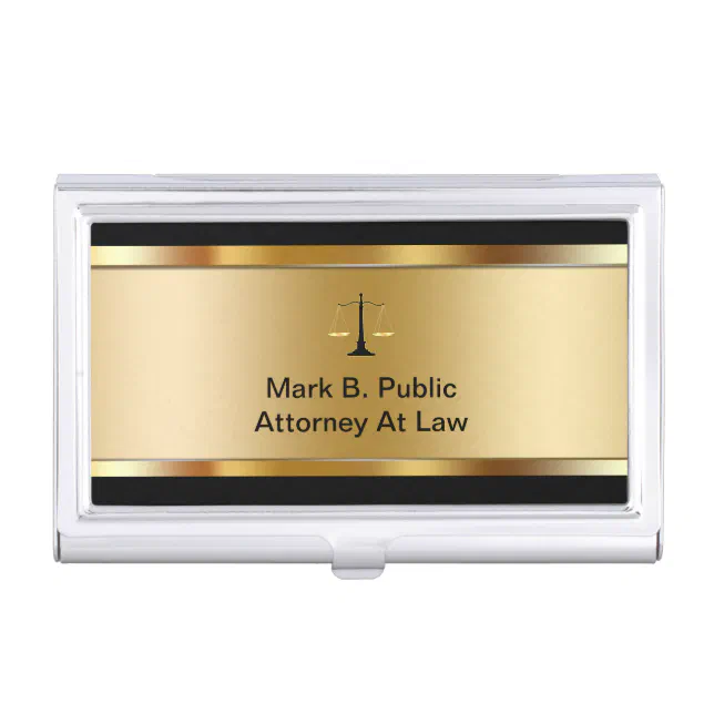 Attorney Business Card Holder Zazzle