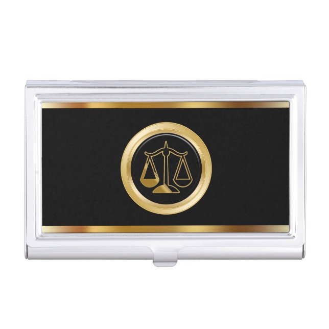 Attorney Business Card Holder (Front)