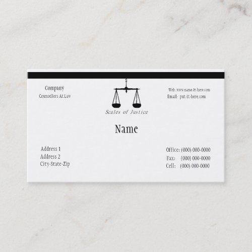 Attorney Business Card II