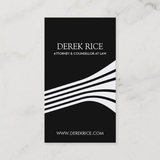 Customizable Attorney Business Cards