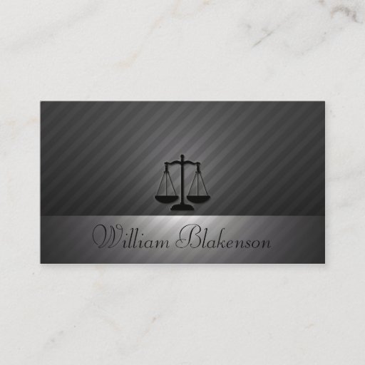 Customizable Attorney Business Cards