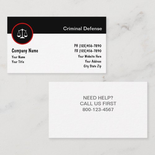 Attorney Business Cards